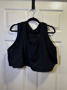 Old Navy Bundle of 3 Racerback Sports Bras Plus Size 3X Black Workout Active